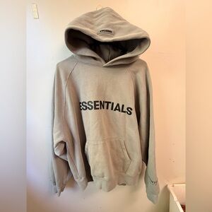 Essentials Taupe Hoodie for Men